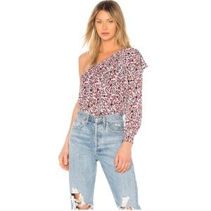 Jack by BB Dakota One Shoulder Floral Top